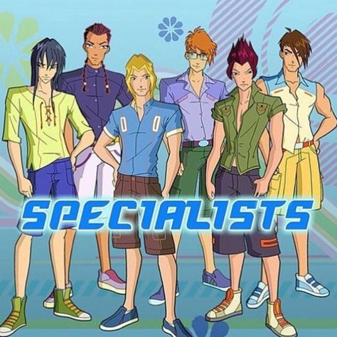 Specialists helia Nabu Sky Timmy riven and Brandon s4 Helia And Riven, Prince Sky Winx Club, Specialists Winx Club, Winx Club Specialists, Stella And Brandon Winx Club, Winx Club Brandon And Stella, Bloom Winx Club, Anime Dancer, Cartoon Man