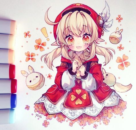 Personaje Fantasy, Copic Marker Art, Copic Art, Cute Kawaii Drawings, Chibi Drawings, Anime Drawings Tutorials, Anime Character Drawing, Girls Cartoon Art, Marker Art