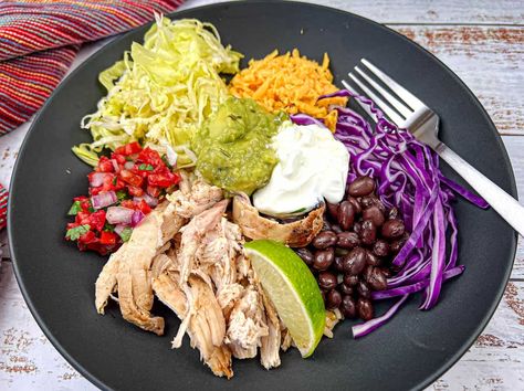 A plate of Taco Bell Cantina Chicken Bowl. Cantina Chicken, Copycat Taco Bell, Red Lettuce, Oregano Chicken, Chicken Bowl Recipe, Breakfast Vegetables, Gone In 60 Seconds, Homemade Mexican, Weekend Cooking