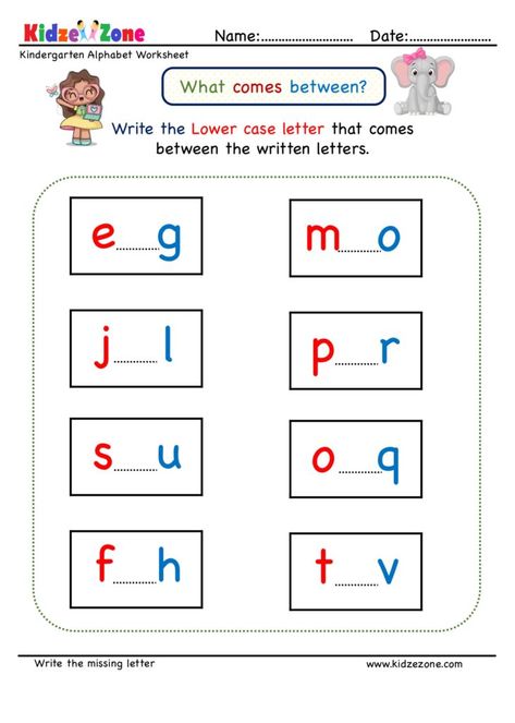 Worksheet For Nursery, Kindergarten Literacy Worksheets, Letter Worksheets Kindergarten, Letter Recognition Worksheets, Letter Worksheets For Preschool, Beginning Sounds Worksheets, Alphabet Worksheets Kindergarten, Kindergarten Letters, Alphabet Kindergarten