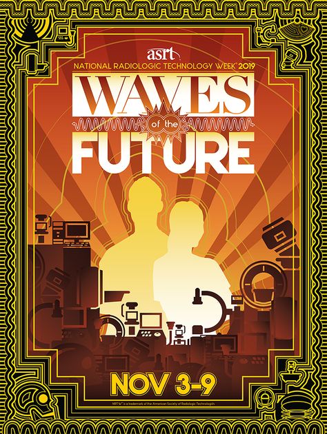 The 2019 theme for National Radiologic Technology Week Radiologic Technology, X Ray, The Future, Comic Book Cover, Technology