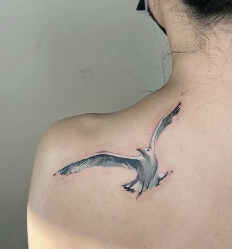 101 Best Seagull Tattoo Ideas That Will Blow Your Mind! 14 Outsons Seagull Tattoo, Geometric Patterns Drawing, Compass Art, Bicycle Tattoo, Sailor Jerry Tattoos, Lighthouse Tattoo, Nautical Tattoo, Turquoise Blue Color, B Tattoo