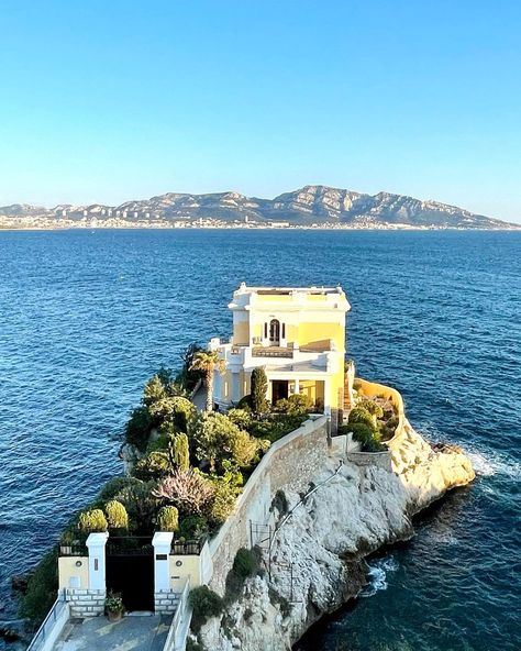 Pierre Louis Leclercq on Instagram: “Yellow Stone, interpretation of Villa Malaparte, Capri ✨✨ Marseille 💦” French City, Mediterranean Coast, Southern France, Cote D’azur, Yellow Stone, French Riviera, Saint Tropez, Albania, All Around The World