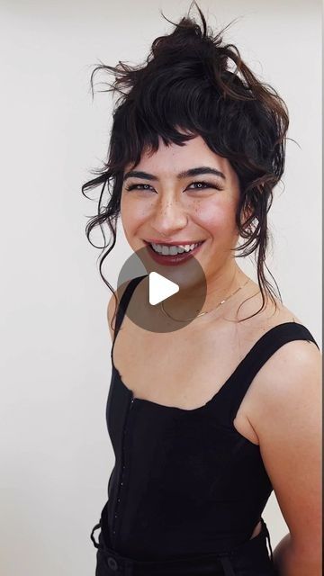 Long Hair Short Fringe, Wispy Short Bangs, Baby Bangs Wavy Hair, Baby Bangs Curly Hair, Long Hair Baby Bangs, Jayne Edosalon, Baby Bangs Long Hair, Jayne Matthews, Hair 2025