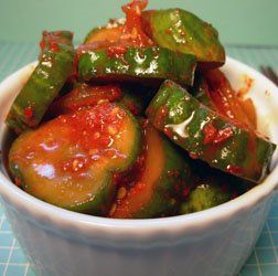 Kimchi, Cucumber (Oisobagi) Crabby Snacks, Kimchee Recipe, Kim Chee, Cultured Vegetables, Korean Cucumber, Cucumber Kimchi, Fermented Pickles, Hawaiian Dishes, Korean Recipes