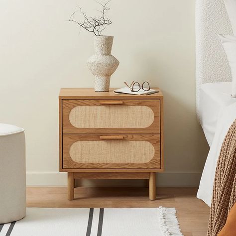 Mocka Furniture Sale | Living, Dining and Bedroom Furniture Mocka Furniture, Cane Bedside Tables, Bed Side Table Design, Bedside Table Styling, Rattan Design, Rattan Bed, Bedside Table Design, Side Table Decor, Прикроватные Тумбочки