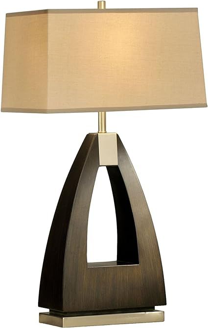 Black Buffet Table, Jar Table Lamp, Pecan Wood, Transitional Table Lamps, Wooden Table Lamps, Justice Design, Lampe Decoration, Contemporary Table Lamps, Portable Table