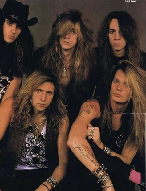 Skid Row Band, 80s Rock Bands, Hair Metal Bands, Skid Row, Hot Band, Rock Of Ages, Sebastian Bach, Glam Metal, Princess Hairstyles