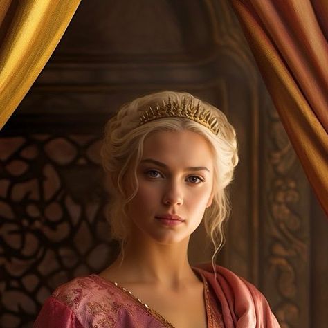 the utmost royal pics on Instagram: "The Queen in Meereen." Targaryen Women, Wild Feminine, Targaryen Art, Targaryen Aesthetic, Gra O Tron, Female Character Inspiration, Fantasy Dresses, The Way He Looks, Royal Outfits