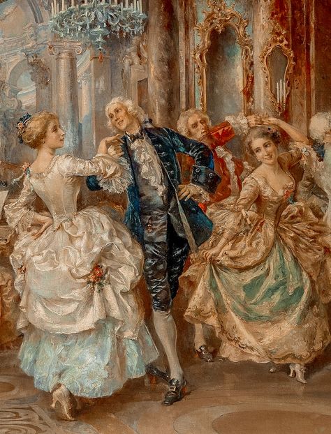 French Baroque Painting, 1750s Aesthetic, Baroque Painting Aesthetic, French Aristocracy Aesthetic, Rococo Art Paintings, Baroque Art Aesthetic, Rokoko Aesthetic, Baroque Period Art, Baroque Art Painting