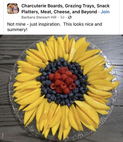 Flower Fruit, Snack Platter, Fruit Tray, Charcuterie Board, 4th Of July, The Sun, How To Look Better, That Look, Tray