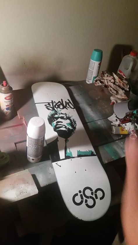 Stencil Spray Paint Skateboard Paint Skateboard, Stencil Spray Paint, Painted Skateboard, Stencil Paint, Personal Investigation, Stencil Painting, Spray Paint, Skateboard, Spray