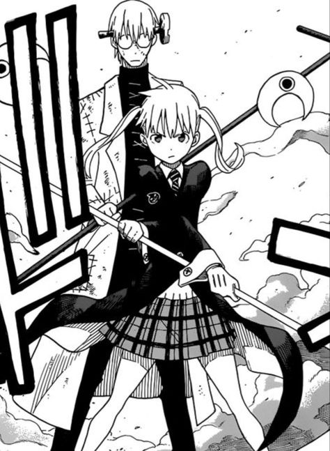 Maka Manga, Soul Eater Not, Soul X Maka, Soul Eater Manga, Soul And Maka, Soul Eater, Manga Pages, Anime Wall Art, Fanarts Anime