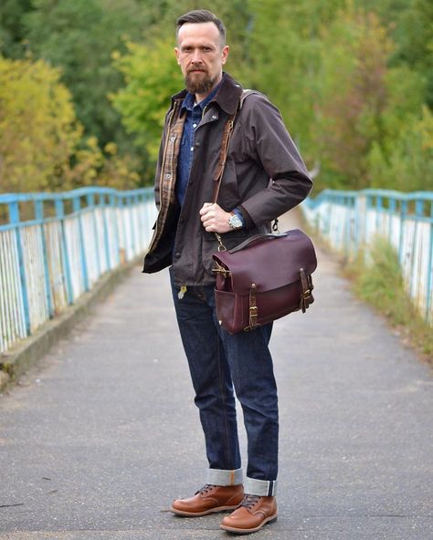 Bruno's Artisans on Instagram: “The @bleudechauffe Éclair bag shot in good company by Dmitry @dms_denim . Thanks for the pic! Repost @dms_denim ・・・ Have a good Tuesday…” Redwing Iron Ranger 8111, Redwing Iron Ranger Outfits, Iron Ranger Outfit, Redwing Iron Ranger, Iron Rangers, Iron Ranger, In Good Company, Red Wings, Good Company