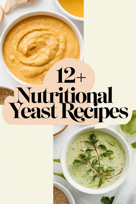 Check out these simple nutritional yeast recipes that add flavor and nutrition to your meals! Perfect for vegan dishes cheesy sauces and healthy snacks these recipes will surprise your taste buds. Enjoy guilt-free cooking with protein-packed ingredients including pasta grains veggies and soups for tasty and wholesome meals every time! Nutritional Yeast Recipes Sauces, Nutritional Yeast Recipes Pasta, How To Use Nutritional Yeast, Recipes Using Nutritional Yeast, Nutritional Yeast Dressing, Nutritional Yeast Uses, Yeast Biscuits, Big Mac Sauce Recipe, Mac Sauce Recipe