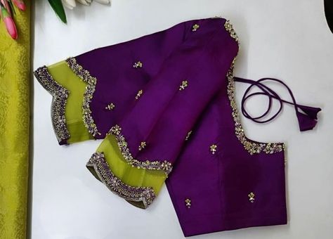 Purple Blouse Designs, Trendy Blouse Patterns, Red Blouse Design, Modern Blouse Designs, Basic Blouse Designs, Netted Blouse Designs, Model Blouse Designs, Cotton Blouse Design, Net Blouse