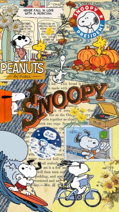 #snoopy Snoopy Collage, Peanuts Wallpaper, Fotografi Digital, Snoopy Wallpaper, Snoopy Pictures, Wallpaper Animes, Snoopy Love, Pinturas Disney, Cute Patterns Wallpaper