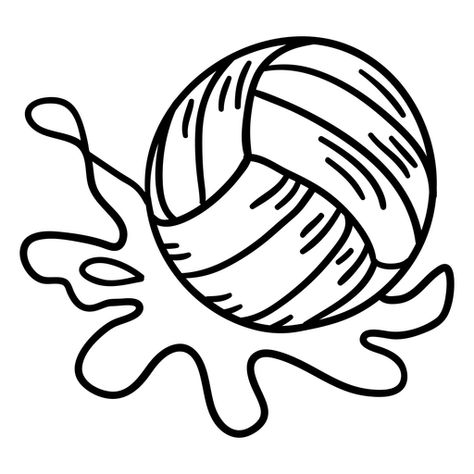 Waterpolo ball splash stroke #AD , #ball, #splash, #stroke, #Waterpolo Waterpolo Poster Ideas, Rodeo Design, Volleyball Drawing, Senior Poster, Ball Stickers, Senior Posters, Senior Day, Ball Drawing, Hobbies For Kids