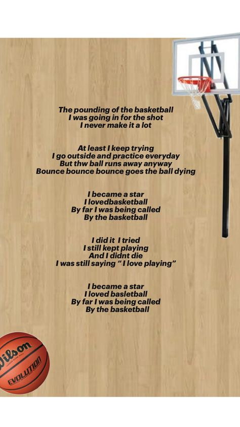 This is a poem for people who like basketball! Basketball Quotes Inspirational, Student Section, Basketball Quotes, Ball Run, Basketball Coach, Basketball Game, Basketball Games, Keep Trying, A Poem