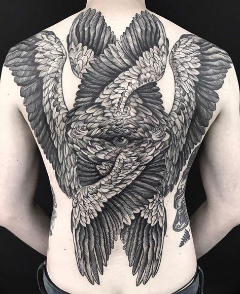 Classical seraphim tattoo. Seraphim Tattoo, 4 Tattoo, Dark Tattoo, Tattoo Trends, Tattoo Design Drawings, Skin Art, Blackwork Tattoo, Body Tattoos, Beautiful Tattoos