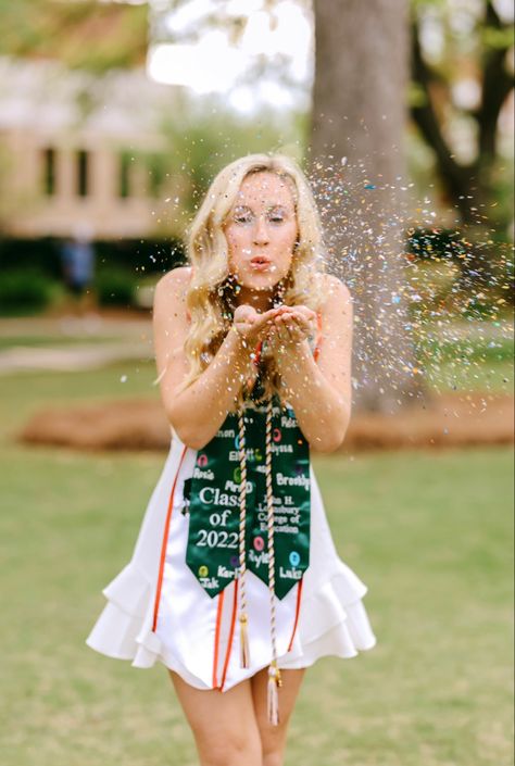 Confetti Graduation Pictures, Graduate Photoshoot, College Grad Pictures, Teacher Picture, Teacher Graduation, Grad Photography, Grad Pictures, Confetti Photos, Graduating Teacher