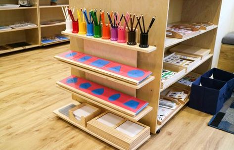 Montessori Materials The Metal Inset | Montessori Academy Montessori Organization, Montessori Curriculum, Montessori Language, Montessori Color, Montessori Elementary, Montessori Diy, Baby Montessori, Montessori Art, Learning Framework