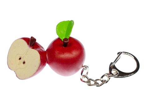 Cute apple keychain. material pendant: plastic Pendant size: 50mm Content: 1 Keychain Apple Keychain, Funky Jewelry, Cute Keychain, Cute Little Things, Bits And Bobs, Cool Items, Cute Jewelry, Things To Buy, Mbti