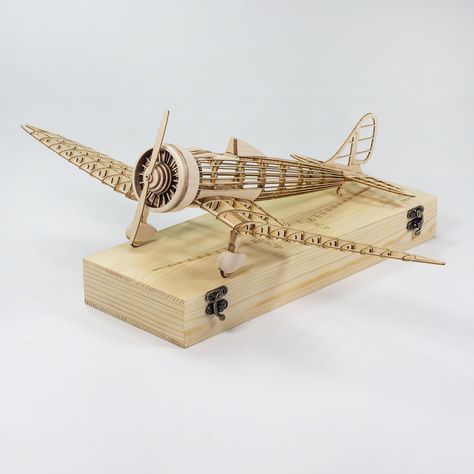 Balsa Wood Models, Wood Airplane, Wooden Crafts Diy, Wooden Model Kits, Model Airplanes Kit, Aircraft Model Kits, Airplane Kit, Balsa Wood, Model Building Kits