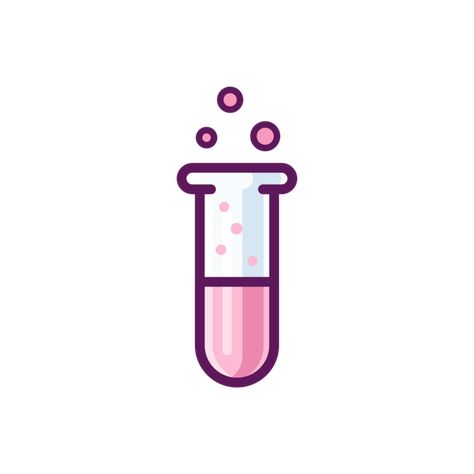 Chemistry Icon Aesthetic, Chemistry Tools, Chemistry Illustration, Chemistry Icon, Webpage Design, Glyph Icon, Color Vector, Flat Icon, Test Tube