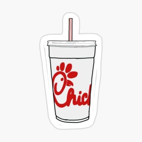 Chic Fil A Stickers | Redbubble Iphone Images, Yoda Sticker, Eat More Chicken, Vsco Stickers, Cute Motivational Quotes, French Gifts, Bubble Stickers, Patterns Wallpaper, Tumblr Stickers