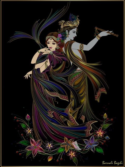 image Art Krishna, राधा कृष्ण वॉलपेपर, Radhe Krishna Wallpapers, Bd Art, Radha Krishna Wallpaper, Image 3d, Lord Krishna Wallpapers, Krishna Radha Painting, Interior Painting