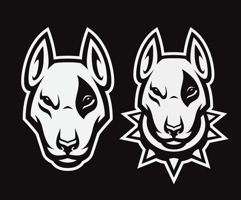 Urban Logo, Angry Dog, Game Logo Design, Logos Inspiration, The Bull, Silly Animals, Game Logo, Bull Terrier, Pitbull