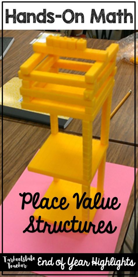 Place Value structures were one of my 4th graders favorite math activities; read about all of our hands on math highlights from this year! How To Learn Math, Perimeter Games, 6th Grade Classroom, Area Perimeter, Learning Lessons, Math Place Value, Fourth Grade Math, Math Time, Second Grade Math