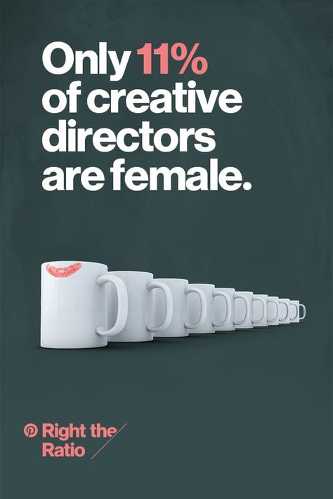 Pinterest launches "Right The Ratio" Equality Campaign | Ethical Marketing News Advertising Campaign Design, Copywriting Ads, Copy Ads, Pinterest Advertising, Design Campaign, Social Campaign, Banner Web, 광고 디자인, Creative Advertising Design