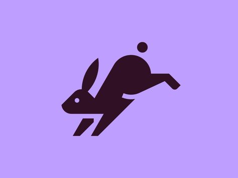 Rabbit by Sascha Elmers Logo Rabbit, Rabbit Icon, Illustration Design Graphique, Logo Animal, Inspiration Logo Design, Rabbit Tattoos, Rabbit Illustration, Bunny Logo, Logo Luxury