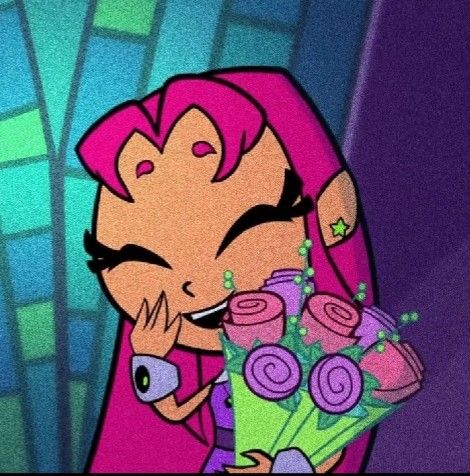 Robin X Starfire, Titan Go, Titans Starfire, Teen Titans Starfire, Starfire And Raven, Star Fire, Teen Titan, Teen Titans Go, Cartoon Profile