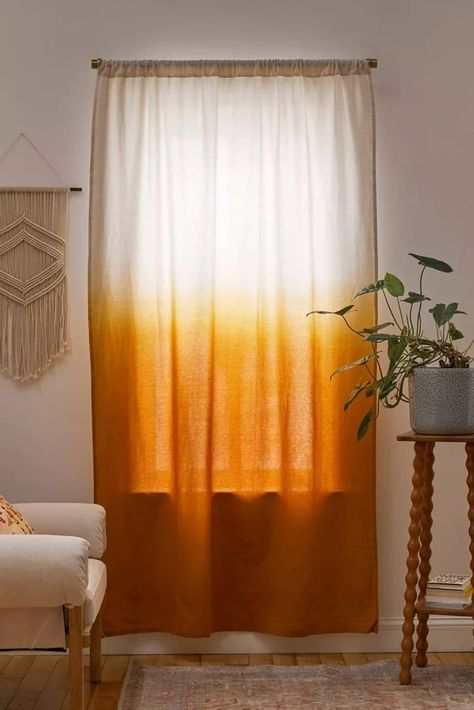 60'/152cm Wide Vegan Cotton Canvas Curtain Custom Linen | Etsy Dip Dye Curtains, Tie Dye Curtains, Dye Curtains, Rideaux Boho, Canvas Curtains, Ombre Curtains, Curtain For Door Window, Tassel Curtains, Boho Curtains