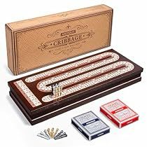 Board Game Organization, Cribbage Board, Magnetic Lock, Classic Card, Playing Card Deck, Poker Cards, Hobby Games, Game Play, Storage Area