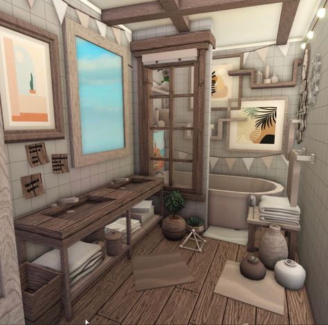 Cute Bloxburg Bathrooms Small, Bloxburg Inside House Ideas Modern, Bloxburg Tiny Bathroom Ideas, Bloxburg House Ideas Living Room Small, 3 X 4 Bedroom Ideas Bloxburg, Bathroom Ideas Small Bloxburg, Bloxburg Library Ideas Aesthetic, Bloxburg Cottage Bedroom Ideas, Bloxburg House Ideas Nursery