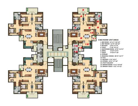 Residential Building Plan, Site Plan Design, Architecture Site Plan, Cluster House, Building Design Plan, Architecture Blueprints, N Design, Apartment Floor, Residential Building Design