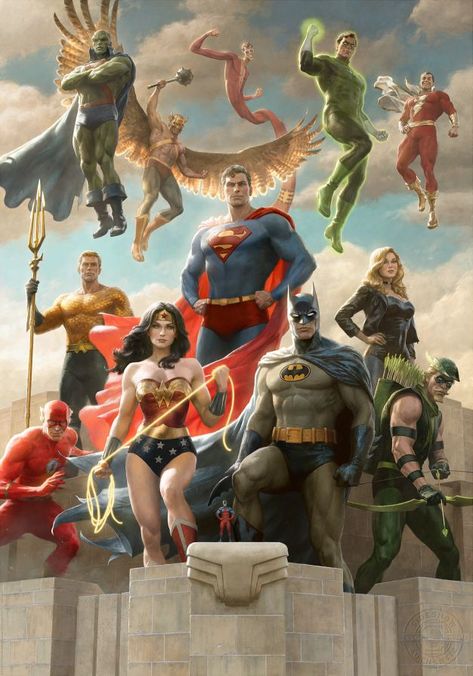 Paolo Rivera, Justice League Art, Justice League Comics, Dc Comics Wallpaper, Dc Comics Heroes, Univers Dc, Arte Dc Comics, Dc Comics Superheroes, Dc Comics Artwork