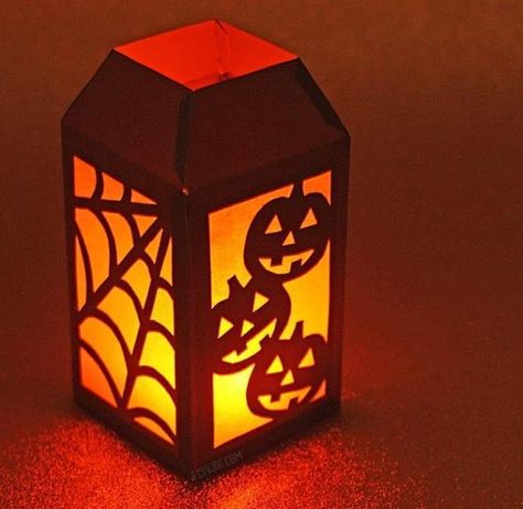 PAPERMAU: Halloween Special - Spooky Halloween Paper Lantern Tutorial by Essy Jae Designs Halloween Lanterns Paper, Halloween Lanterns Diy, Paper Lantern Making, Halloween Diy Paper, Lanterns Diy, Paper Lanterns Diy, Lantern Craft, Halloween Lanterns, Halloween Crafts Decorations