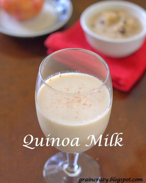 Grain Crazy: Creamy Quinoa Milk Sprouted Quinoa, Quinoa Milk, Quinoa Cereal, Make Quinoa, Sprouting Quinoa, Making Quinoa, Food Fails, Learning New Things, Love Learning