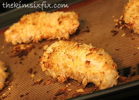 Panko Chicken Breast, Salt And Vinegar Chicken, Panko Crusted Chicken Tenders, Chicken Breast In Oven, Panko Crusted Chicken Breast, Baked Panko Chicken, Panko Crusted Chicken, Oven Baked Chicken Tenders, Crusted Chicken Breast