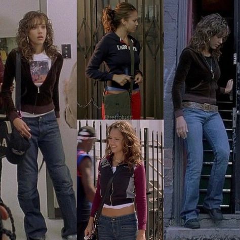 Honey’s outfits in Honey. Which outfit’s your favourite? • Honey 2003 ‧ Dance/Romance ‧ 1h 34m • #honey #movie #movies #outfit #outfits #2000s #00s #jessicaalba Do you like Honey’s wardrobe? Outfits From The Movie Honey, 2000s Shows Outfits, 2000s Music Video Outfits, Movie Honey Outfits, 2000s Megan Fox Outfits, Honey Daniels Inspired Outfits, Julie James Outfits, 2000 Fall Outfits, 2000s Rom Com Aesthetic Outfits