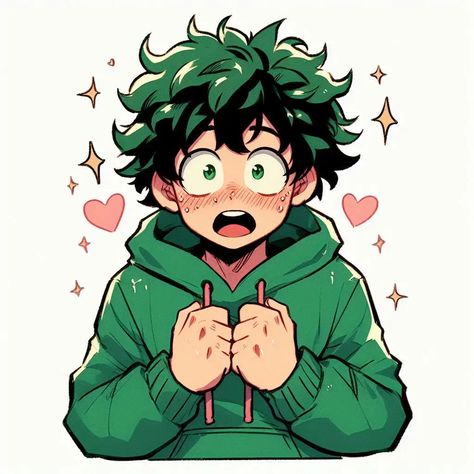 Deku Fanart Cute, Cute Izuku, Izuku Midoriya Cute, Deku Cute, Deku Chibi, Cute Deku, My Hero Academia Deku, Mha Deku, My Hero Academia Izuku