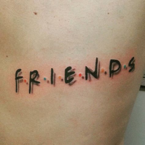 Cool Tattoos Inspired By Friends Friends Aesthetic Tv Show Tattoo, Friends Sitcom Tattoo, Friends Themed Tattoos, Friends Inspired Tattoo, Friends Show Tattoo Ideas, Friends Show Tattoo, Friends Tatoos, Friends Tattoo Tv Show, Friends Tv Show Tattoo Ideas