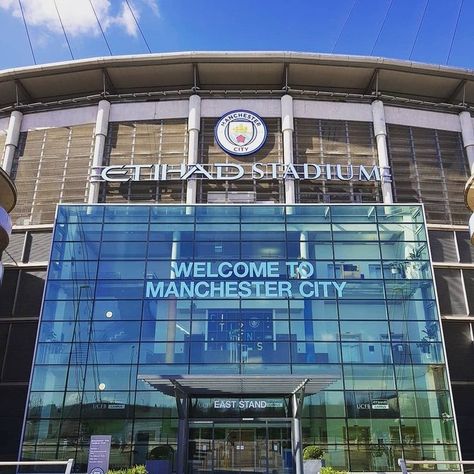 Stadium Manchester City, Etihad Stadium Aesthetic, Mancity Stadium, Etihad Stadium Wallpaper, Man City Aesthetic, Manchester City Aesthetic, Man City Stadium, Manchester City Stadium, Rico Lewis