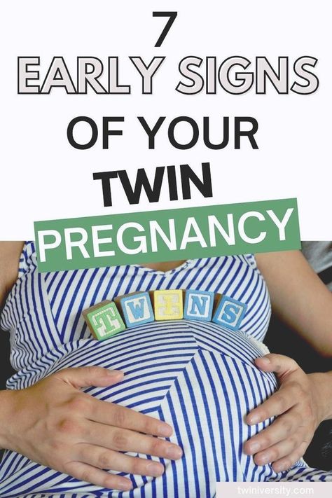 Are you pregnant, but not sure if it's twins? Here are 7 early signs of twin pregnancy. If any of these seem familiar to you or your body reacts this way to a lot of things then it might be time for a doctor visit and an ultrasound. 4 Weeks Pregnant Belly, 7 Weeks Pregnant Belly, 3 Months Pregnant Belly, Early Signs Of Twins, 15 Weeks Pregnant Belly, Signs Of Twin Pregnancy, Twin Pregnancy Symptoms, Twins Ultrasound, Twin Pregnancy Belly