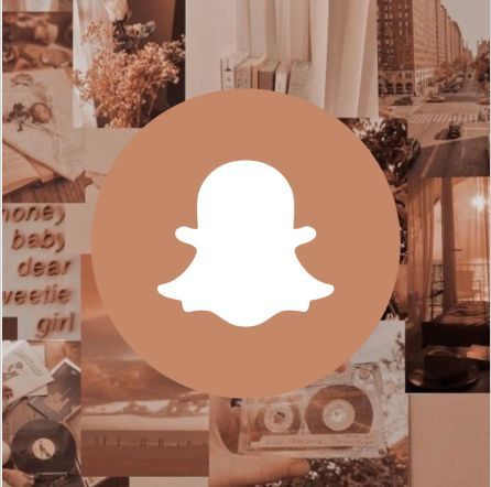 Snapchat Asthetic Logo, Snapchat Icons Aesthetic, Snapchat Aesthetic Logo, Brown Snapchat Icon, Snapchat Aesthetic Icon, Snapchat Wallpaper Aesthetic, Aesthetic Snapchat Logo, Snapchat Logo Aesthetic, Snapchat Icon Aesthetic